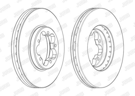 Диск гальмівний Jurid 563123J