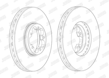 Гальмівний диск Jurid 563124J-1