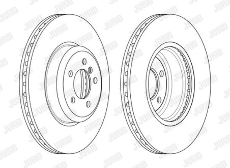 Гальмівний диск Jurid 563133JC1