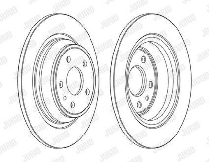 Диск гальмівний Jurid 563155JC