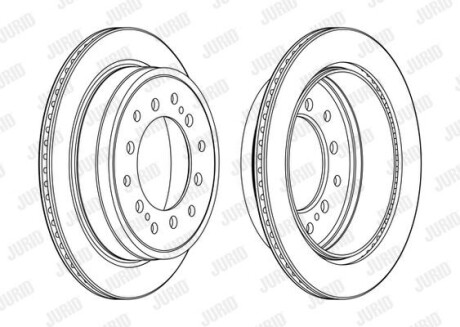 Диск гальмівний Jurid 563157JC