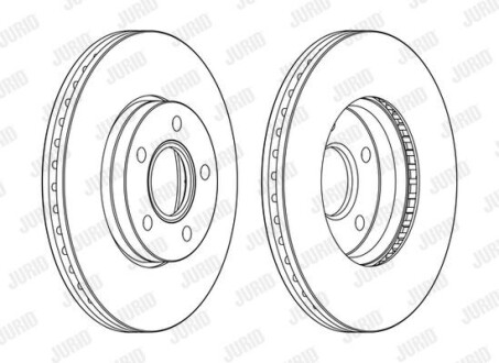 Диск гальмівний Jurid 563160JC