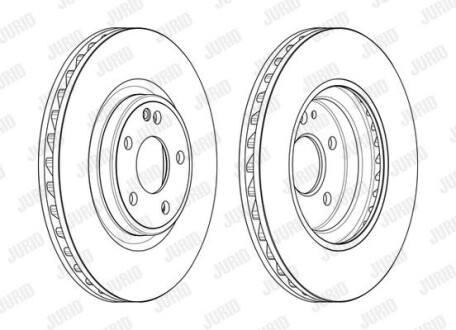 Диск гальмівний Jurid 563163JC