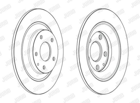 Диск гальмівний Jurid 563232JC