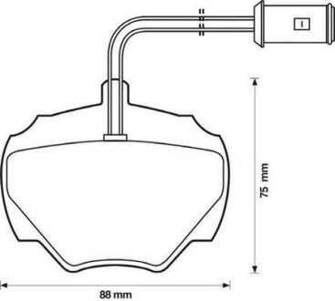 Гальмівні колодки задні Land Rover Discovery I. Range Rover I Jurid 571440J