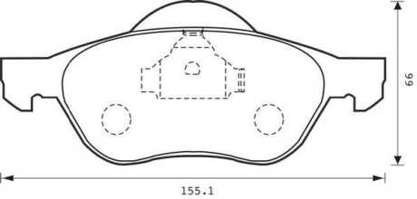 Колодки гальмівні дискові Jurid 573016J