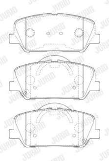 Колодки гальмівні дискові Jurid 573407J
