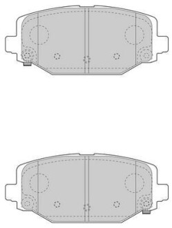 FIAT гальмівні колодки задн.Freemont,Dodge Caravan,Chrysler Grand Voyager 2.0/3.608- Jurid 573412J