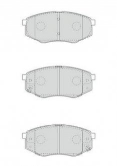 Тормозные колодки передние Hyundai VI, Sonata IX20 Jurid 573454J (фото 1)