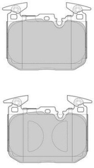 Гальмівні колодки передні BMW 1-Series, 2-Series, 3-Series, 4-Series Jurid 573602J