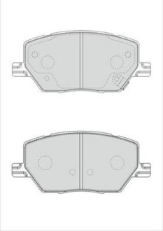 Гальмівні колодки предні ALFA ROMEO Tonale / FIAT 500X / JEEP Renagade Jurid 573610J