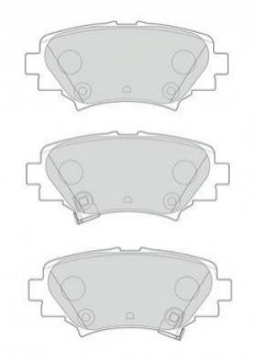 Тормозные колодки задние Mazda 3 Jurid 573614J (фото 1)