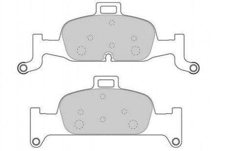 Тормозные колодки передние Auda A4, A5, A6, A7, Q5 Jurid 573627J (фото 1)