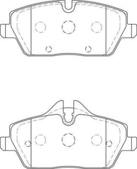 BMW гальмівні колодки передні 1 E87 Jurid 573733J
