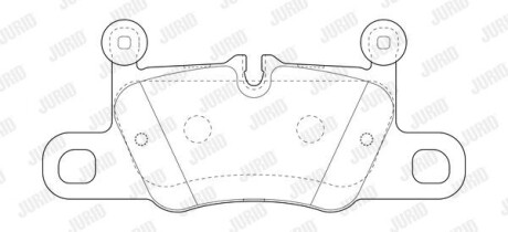 Гальмівні колодки Jurid 573776J