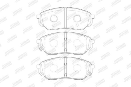Колодки гальмівні дискові Jurid 573782J