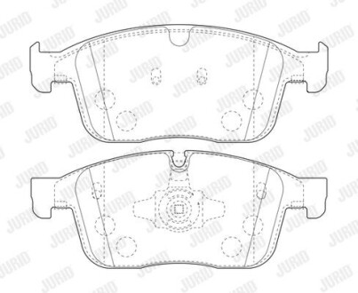Гальмівні колодки Jurid 573808J