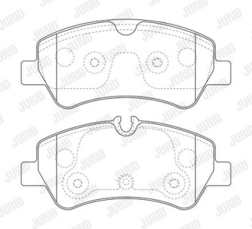 Колодки гальмівні дискові Jurid 573835J