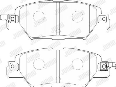 Тормозные колодки задние Mazda CX-5 (KE, GH, KF) Jurid 573858J