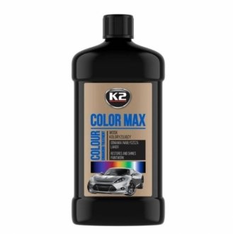 Полироль восковой для кузова оттеночный черный. / PERFECT COLOR MAX BLACK 500ML K2 K025CA (фото 1)