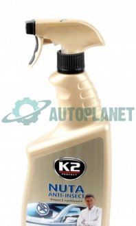 Засіб для очищення автомобільних скла і фар від залишків насекомих Nuta Anti-insect (770ml) K2 K117M1