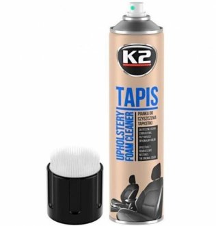 Засіб для очистки всех видів тканин Tapis (600ml) (салон автомобіля) (+щітка) K2 K206B (фото 1)