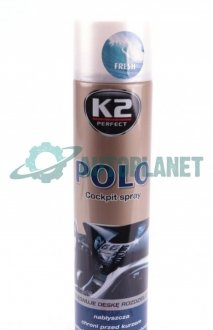 Засіб для чистки пластика (приборної панелі) Fresh (600ml) K2 K406FR