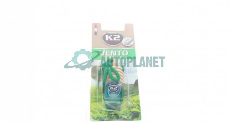 Освіжувач повітря салону Vento Green Tea (8мл) K2 V452