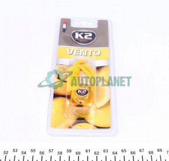 Освіжувач повітря салону Vento Lemon (8мл) K2 V455