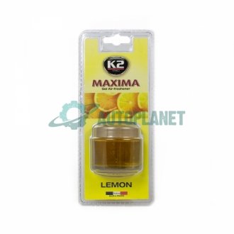 Освіжувач повітря салону Maxima Lemon (50мл) K2 V605