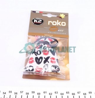 Освіжувач повітря салону Vinci Roko Kiss Vanilla (25г) K2 V827K (фото 1)