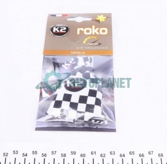 Освіжувач повітря салону Vinci Roko Race Vanilla (25г) K2 V827R (фото 1)