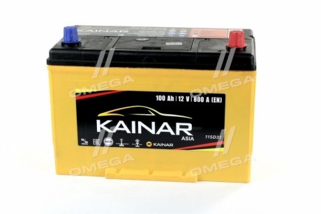 Аккумулятор 100Ah-12v Asia (304x173x220),R,EN800 Азия KAINAR 090 341 0 110 (фото 1)