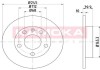 Гальмiвнi диски Audi 80/A4 93-09 KAMOKA 1031112 (фото 1)