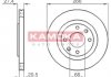 Тормозные диски CITROEN BERLINGO 97-/XSARA 97-05/PEUGEOT 206 99-/306 93-01 KAMOKA 103384 (фото 1)