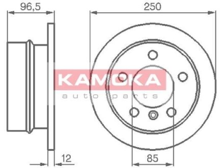 Гальмiвнi диски MB Sprinter 308-316CDI 96- KAMOKA 103454