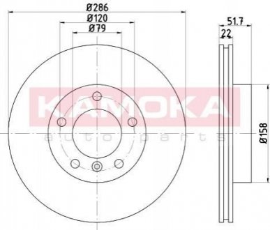 Тормозные диски BMW 3 (E36/E46) 90-05 KAMOKA 103516