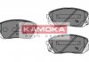 Тормозные колодки дисковые HYUNDAI IX35 10-/KIA CARENS II/III 02-/SPORTAGE 10- KAMOKA JQ101149 (фото 1)