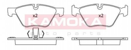 Тормозные колодки дисковые BMW 5 (F10/F11) 10- KAMOKA JQ101175