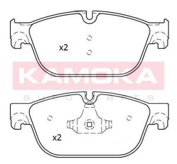 Гальмiвнi колодки дисковi KAMOKA JQ101244