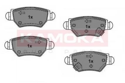 Тормозные колодки дисковые OPEL ASTRA II 98-05/ZAFIRA 99-05 KAMOKA JQ1012588