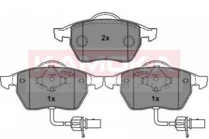 Тормозные колодки дисковые KAMOKA JQ1012646