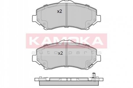 Тормозные колодки дисковые CHRYSLER GRAND VOYAGER V 07-/JEEP FREEMONT 11- KAMOKA JQ101274 (фото 1)