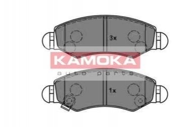 Гальмівні колодки дискові OPEL AGILA 00-/SUZUKI WAGON R+ 00- KAMOKA JQ1012846