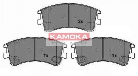 Тормозные колодки дисковые MAZDA 6 02- KAMOKA JQ1013238