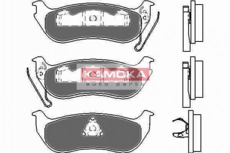 Тормозные колодки дисковые JEEP CHEROKEE 01- KAMOKA JQ1013320