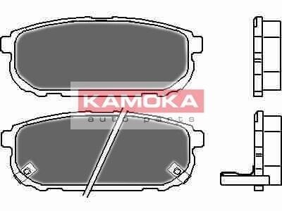 Тормозные колодки дисковые KAMOKA JQ1013472