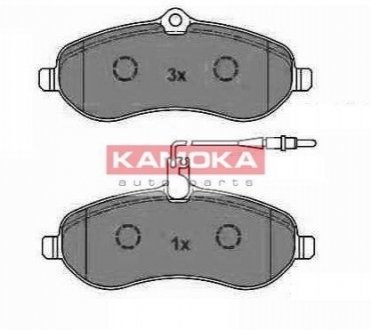 Тормозные колодки дисковые CITROEN JUMPY 07-/FIAT SCUDO 07-/PEUGEOT EXPERT 07- KAMOKA JQ1013542