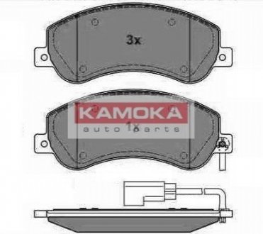 Тормозные колодки дисковые FORD TRANSIT 06- (TYLNY NAPED) KAMOKA JQ1013856