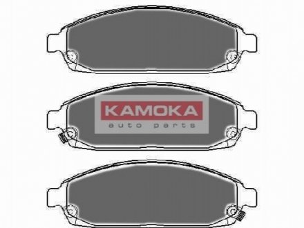 Тормозные колодки дисковые JEEP COMMANDER 05-/GRAND CHEROKEE III 05- KAMOKA JQ1018004 (фото 1)